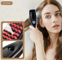 3in1 Electric Rechargeable Vibrating Red & Blue Light Therapy Comb