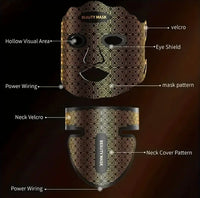 7 Color Soft Silicone LED Face Neck and Décolleté Mask