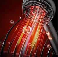 Multi-functional Red, Blue & Purple Light Therapy with EMS Massage Comb