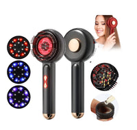 Multi-functional Red, Blue & Purple Light Therapy with EMS Massage Comb