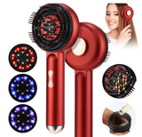Multi-functional Red, Blue & Purple Light Therapy with EMS Massage Comb
