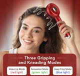 Multi-functional Red, Blue & Purple Light Therapy with EMS Massage Comb