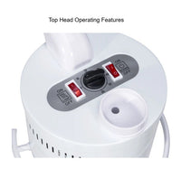 Single head hot steamer for salon use with a timer