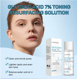 Glycolic Acid 7% Toning Resurfacing Solution Acne Cleanser Fades Dark Spots