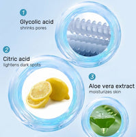 Lightening and Brightening Ingredients in Glycolic Acid 7% Toner
