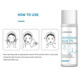 How to use Lanthome Glycolic Acid 7% Toning Resurfacing Solution Acne Cleanser Fades Dark Spots
