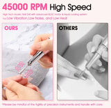 Professional 45000 RPM Rechargeable Nail Drill Machine