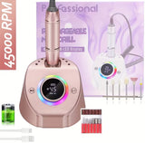 Professional 45000 RPM Rechargeable Nail Drill Machine