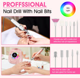 Professional 45000 RPM Rechargeable Nail Drill Machine