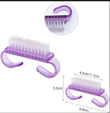 Small mini nail brush for manicure and pedicure