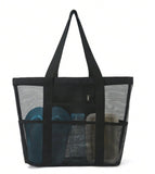 Mesh Tote Beach Bag