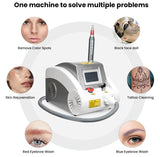 Multifunctional machine with various applications for Q Switch Laser Tattoo Removal Machine. ND Yag Laser - Picosecond Machine
