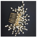 Elegant Bridal Hair Accessories - 3 Piece Faux Pearl on Branches (Wedding Hair Pins)