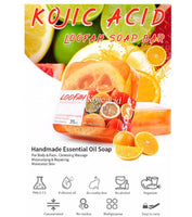 Organic Loofah Soap (Rose , Lemon & Kojic Acid Loofah Soap) - Brightening Soaps