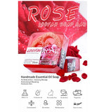 Organic Loofah Soap (Rose , Lemon & Kojic Acid Loofah Soap) - Brightening Soaps