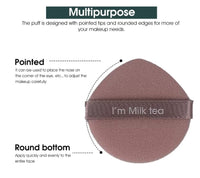 Container Wet and Dry Dual Use Makeup Sponge Puff (7 Pieces)