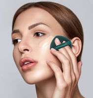 Container Wet and Dry Dual Use Makeup Sponge Puff (7 Pieces)