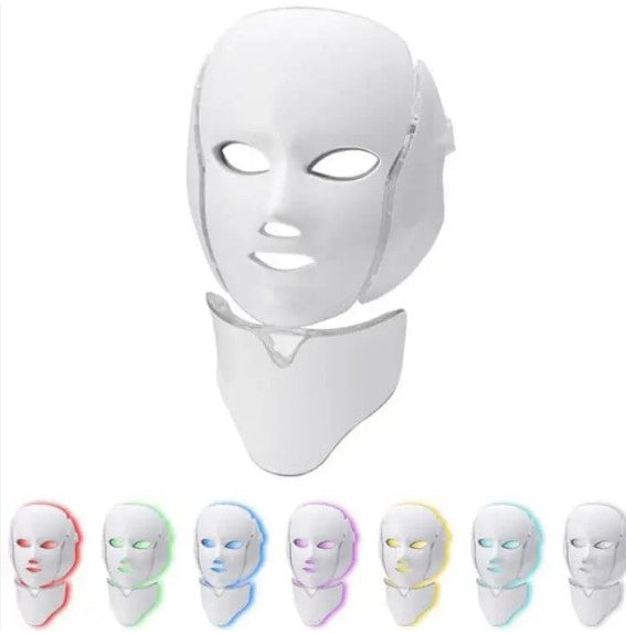 7 Color Wireless Led Face and Neck Mask (Home Use)