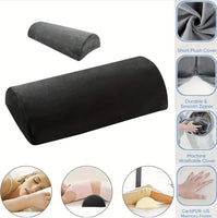 Half Moon Memory Foam Body Cushion - Ergonomic Body Support Cushion