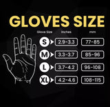 Disposable Black Nitrile Powder Free Gloves (Box of 100)