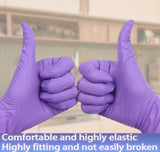 Various Colors Nitrile Examination Gloves (Medium - 10 Pack)