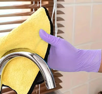 Various Colors Nitrile Examination Gloves (Medium - 10 Pack)