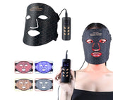 LED face mask with control device - 4in1 Light therapy for beauty treatments