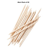 Orange Wood Sticks for Nails (Short)