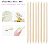 Orange Wood Sticks for cuticle pusher - Professional nail orange wood sticks