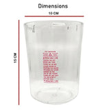 Replacement steamer glass cup for professional steamer