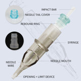 Box of 10 Tattoo Needle Cartridges (1205RL, 1205RM, 1205RS, 1205M1)