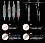 Box of 10 Tattoo Needle Cartridges (1205RL, 1205RM, 1205RS, 1205M1)