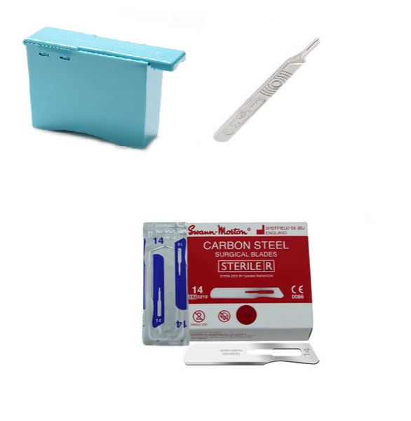 Swann-Morton Dermaplaning Starter Kit (#14 Blade)