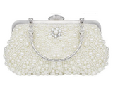 Luxury Pearl Clutch Handbag