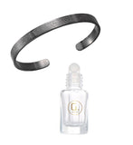 Ayatul Kursi Cuff Bangle with 3ml Grandeur Attar