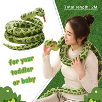 200cm Green Plush Snake Toy