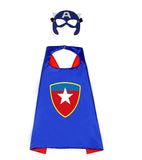 Super Hero Cape & Mask Dress-up Set - Kids Dress Up and Play Set