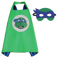 Teenage Mutant Ninja Turtle Cape & Mask (Superhero Cape and Mask Set)