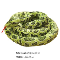 200cm Green Plush Snake Toy