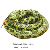 200cm Green Plush Snake Toy