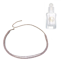 Diamante 3 Tier Waist Chain Belt and 3 ml Grandeur Oil Perfume Gift