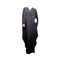 Open front Kimono Style Abaya with Pearl Studs (Free Size)