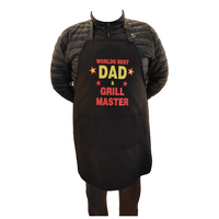 Best Dad Apron (Grill Master) - Gift for Dad (One Size)