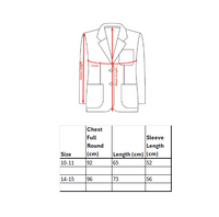 Double Breasted Houndstooth Coat/Blazer for Kids