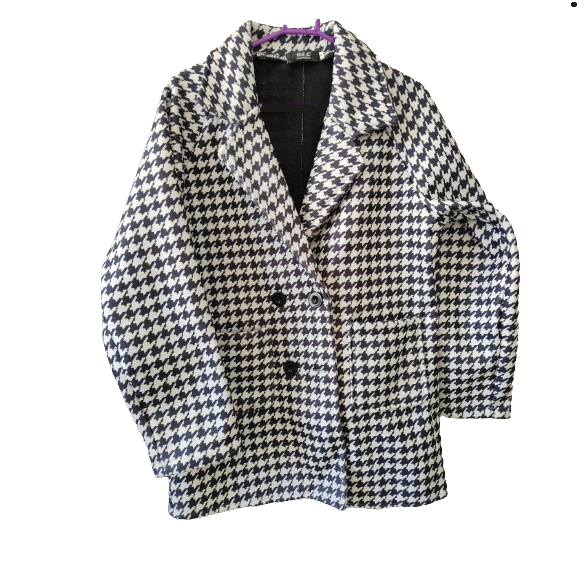 Double Breasted Houndstooth Coat/Blazer for Kids