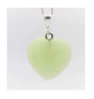 Glow in the Dark Heart Shaped Pendant Necklace
