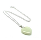 Glow in the Dark Heart Shaped Pendant Necklace