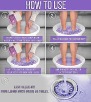 Jelly Pedi Crystals Foot Spa (Jelly Pedi 2in1 Spa Foot Bath)