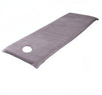 Microfibre Flat bed sheet with respiratory hole for massage beds