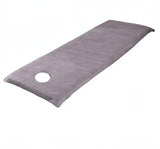 Microfibre Flat bed sheet with respiratory hole for massage beds